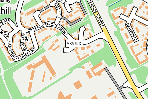 MK5 6LX map - OS OpenMap – Local (Ordnance Survey) MK5 6LX map - OS OpenMap – Local (Ordnance Survey)