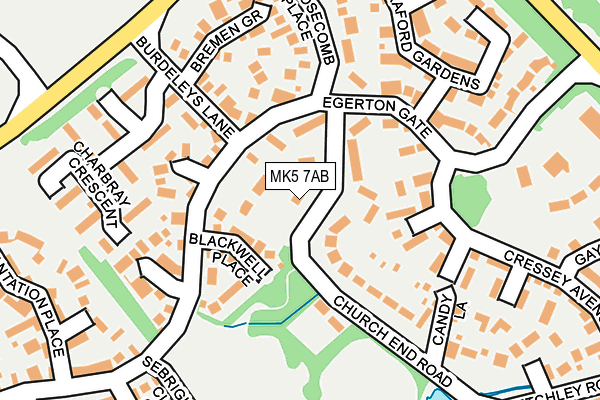 MK5 7AB map - OS OpenMap – Local (Ordnance Survey) MK5 7AB map - OS OpenMap – Local (Ordnance Survey)