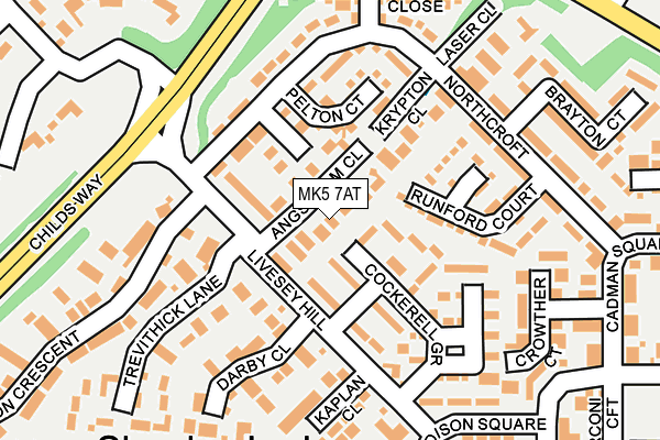 MK5 7AT map - OS OpenMap – Local (Ordnance Survey) MK5 7AT map - OS OpenMap – Local (Ordnance Survey)