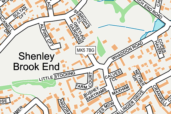MK5 7BG map - OS OpenMap – Local (Ordnance Survey) MK5 7BG map - OS OpenMap – Local (Ordnance Survey)