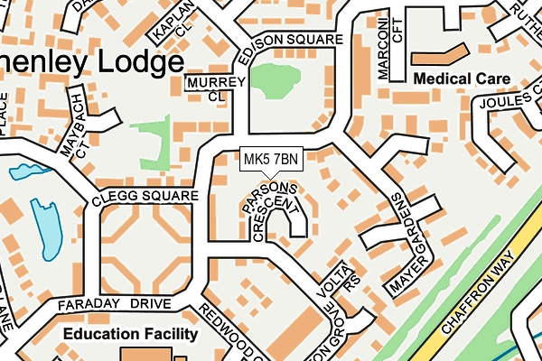 MK5 7BN map - OS OpenMap – Local (Ordnance Survey) MK5 7BN map - OS OpenMap – Local (Ordnance Survey)