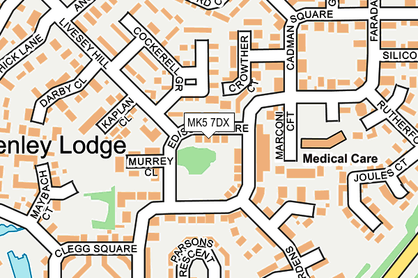 MK5 7DX map - OS OpenMap – Local (Ordnance Survey) MK5 7DX map - OS OpenMap – Local (Ordnance Survey)