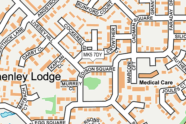 MK5 7DY map - OS OpenMap – Local (Ordnance Survey) MK5 7DY map - OS OpenMap – Local (Ordnance Survey)