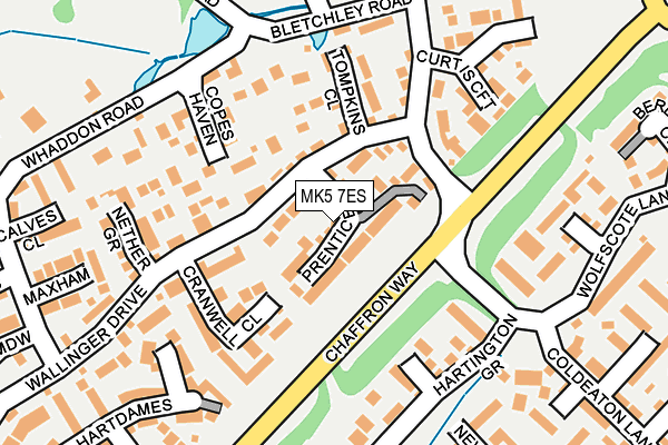 MK5 7ES map - OS OpenMap – Local (Ordnance Survey) MK5 7ES map - OS OpenMap – Local (Ordnance Survey)