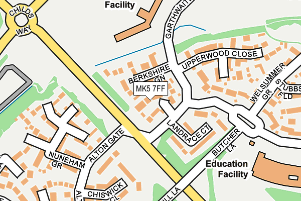 MK5 7FF map - OS OpenMap – Local (Ordnance Survey) MK5 7FF map - OS OpenMap – Local (Ordnance Survey)