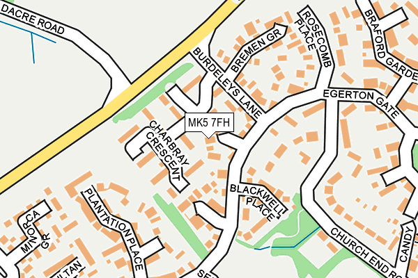 MK5 7FH map - OS OpenMap – Local (Ordnance Survey) MK5 7FH map - OS OpenMap – Local (Ordnance Survey)