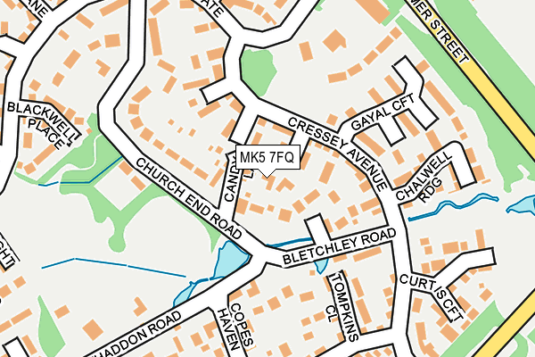 MK5 7FQ map - OS OpenMap – Local (Ordnance Survey) MK5 7FQ map - OS OpenMap – Local (Ordnance Survey)