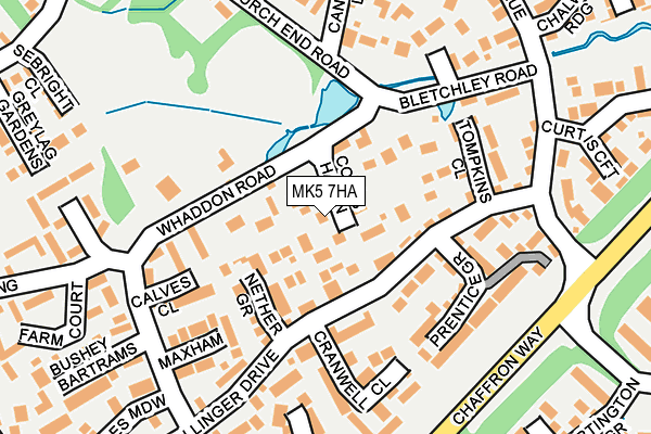 MK5 7HA map - OS OpenMap – Local (Ordnance Survey) MK5 7HA map - OS OpenMap – Local (Ordnance Survey)