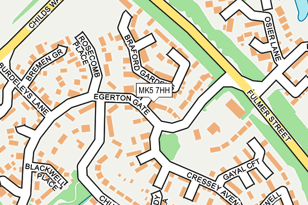 MK5 7HH map - OS OpenMap – Local (Ordnance Survey) MK5 7HH map - OS OpenMap – Local (Ordnance Survey)
