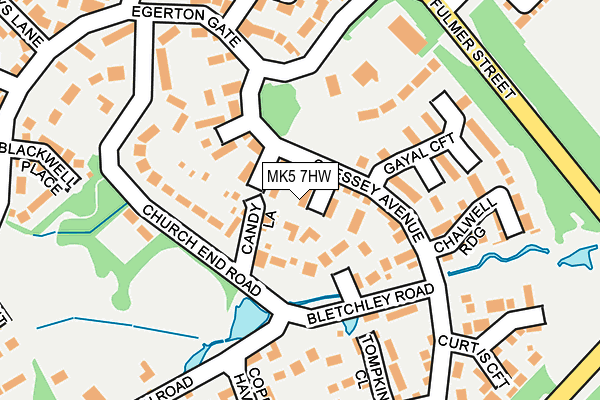 MK5 7HW map - OS OpenMap – Local (Ordnance Survey) MK5 7HW map - OS OpenMap – Local (Ordnance Survey)