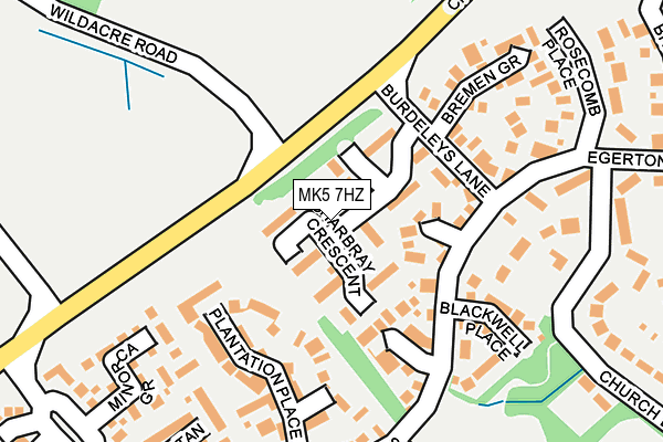 MK5 7HZ map - OS OpenMap – Local (Ordnance Survey) MK5 7HZ map - OS OpenMap – Local (Ordnance Survey)