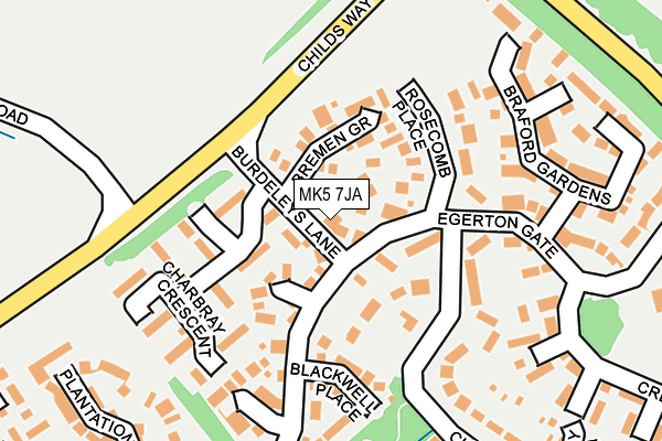 MK5 7JA map - OS OpenMap – Local (Ordnance Survey) MK5 7JA map - OS OpenMap – Local (Ordnance Survey)
