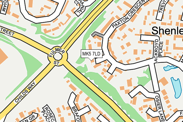 MK5 7LD map - OS OpenMap – Local (Ordnance Survey) MK5 7LD map - OS OpenMap – Local (Ordnance Survey)