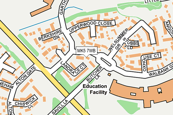 MK5 7WB map - OS OpenMap – Local (Ordnance Survey) MK5 7WB map - OS OpenMap – Local (Ordnance Survey)