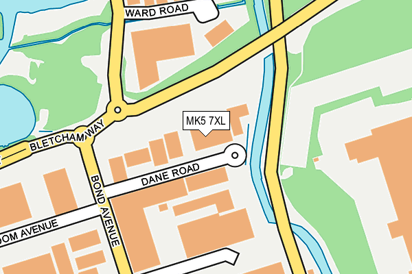 MK5 7XL map - OS OpenMap – Local (Ordnance Survey) MK5 7XL map - OS OpenMap – Local (Ordnance Survey)