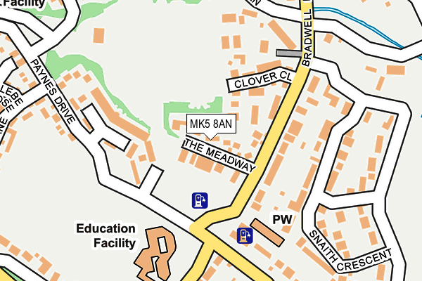 MK5 8AN map - OS OpenMap – Local (Ordnance Survey) MK5 8AN map - OS OpenMap – Local (Ordnance Survey)