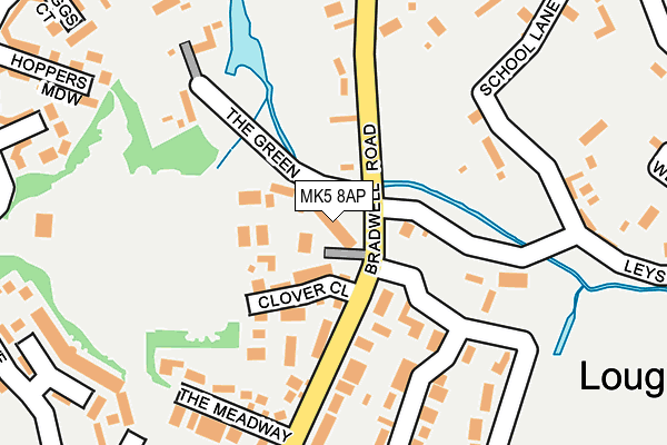 MK5 8AP map - OS OpenMap – Local (Ordnance Survey) MK5 8AP map - OS OpenMap – Local (Ordnance Survey)