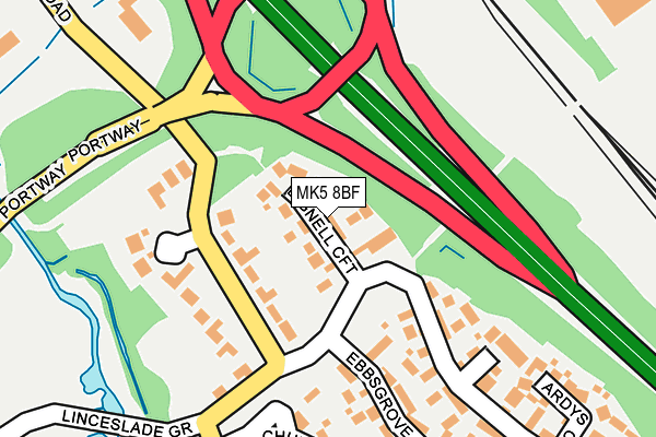 MK5 8BF map - OS OpenMap – Local (Ordnance Survey) MK5 8BF map - OS OpenMap – Local (Ordnance Survey)