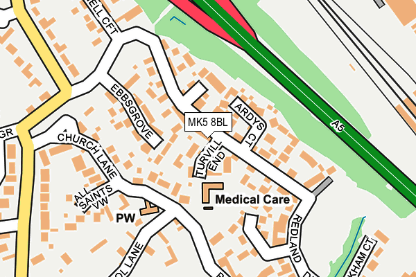 MK5 8BL map - OS OpenMap – Local (Ordnance Survey) MK5 8BL map - OS OpenMap – Local (Ordnance Survey)
