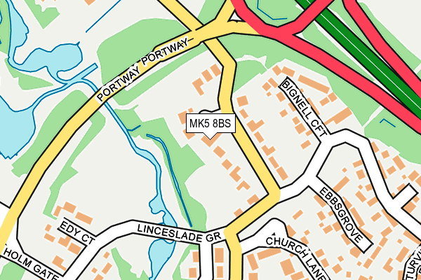 MK5 8BS map - OS OpenMap – Local (Ordnance Survey) MK5 8BS map - OS OpenMap – Local (Ordnance Survey)