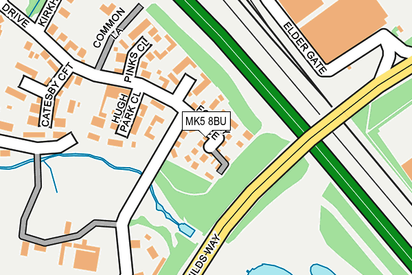 MK5 8BU map - OS OpenMap – Local (Ordnance Survey) MK5 8BU map - OS OpenMap – Local (Ordnance Survey)