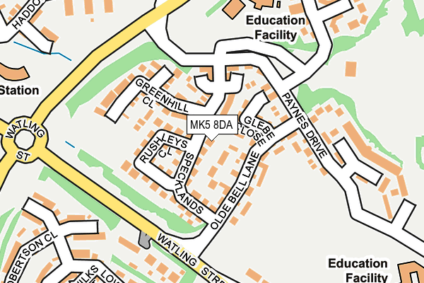MK5 8DA map - OS OpenMap – Local (Ordnance Survey) MK5 8DA map - OS OpenMap – Local (Ordnance Survey)