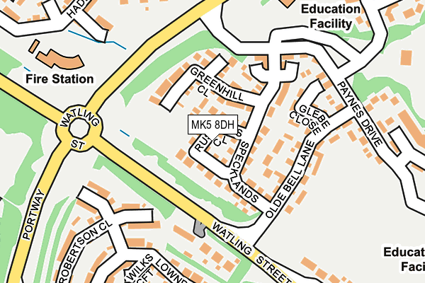 MK5 8DH map - OS OpenMap – Local (Ordnance Survey) MK5 8DH map - OS OpenMap – Local (Ordnance Survey)
