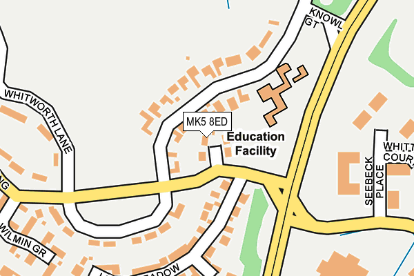 MK5 8ED map - OS OpenMap – Local (Ordnance Survey) MK5 8ED map - OS OpenMap – Local (Ordnance Survey)