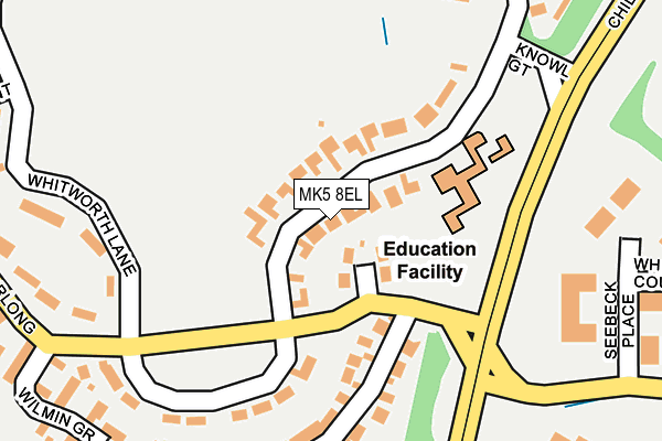MK5 8EL map - OS OpenMap – Local (Ordnance Survey)