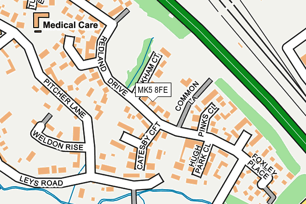MK5 8FE map - OS OpenMap – Local (Ordnance Survey) MK5 8FE map - OS OpenMap – Local (Ordnance Survey)