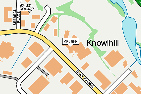 MK5 8FP map - OS OpenMap – Local (Ordnance Survey)