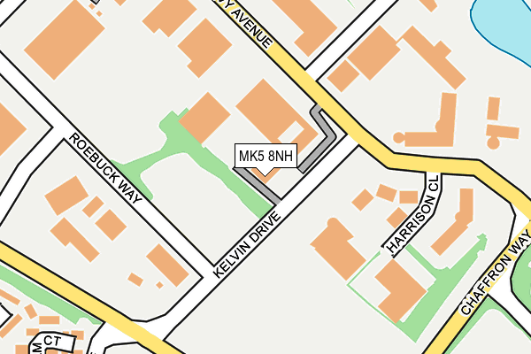 MK5 8NH map - OS OpenMap – Local (Ordnance Survey) MK5 8NH map - OS OpenMap – Local (Ordnance Survey)