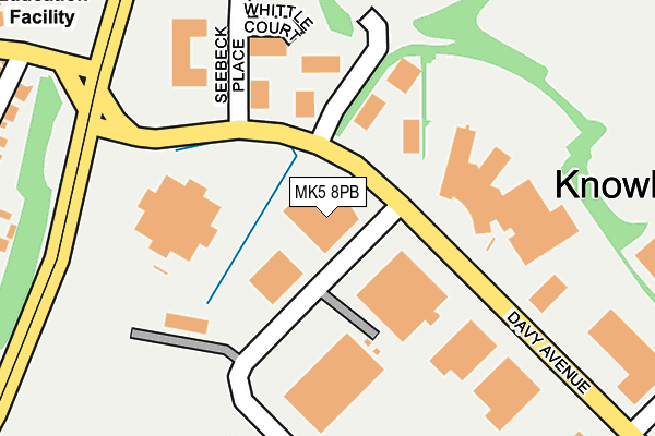 MK5 8PB map - OS OpenMap – Local (Ordnance Survey)
