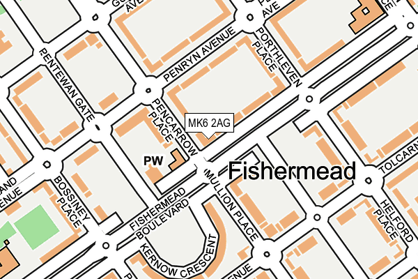 MK6 2AG map - OS OpenMap – Local (Ordnance Survey) MK6 2AG map - OS OpenMap – Local (Ordnance Survey)