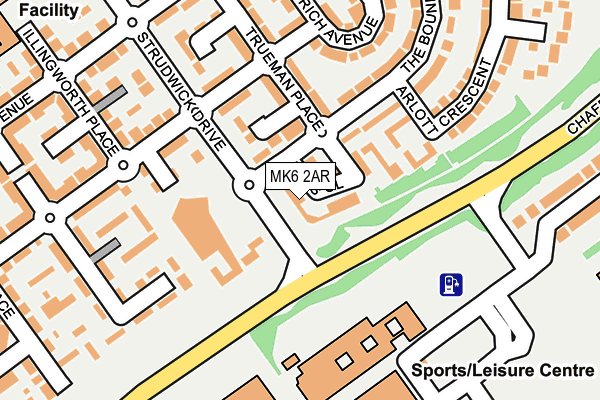 MK6 2AR map - OS OpenMap – Local (Ordnance Survey) MK6 2AR map - OS OpenMap – Local (Ordnance Survey)
