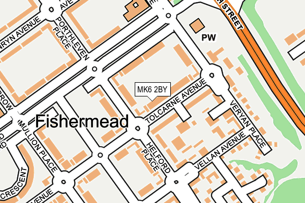 MK6 2BY map - OS OpenMap – Local (Ordnance Survey) MK6 2BY map - OS OpenMap – Local (Ordnance Survey)