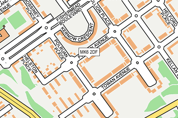 MK6 2DF map - OS OpenMap – Local (Ordnance Survey) MK6 2DF map - OS OpenMap – Local (Ordnance Survey)