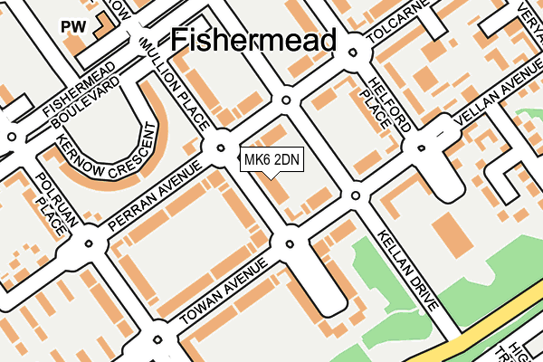 MK6 2DN map - OS OpenMap – Local (Ordnance Survey) MK6 2DN map - OS OpenMap – Local (Ordnance Survey)