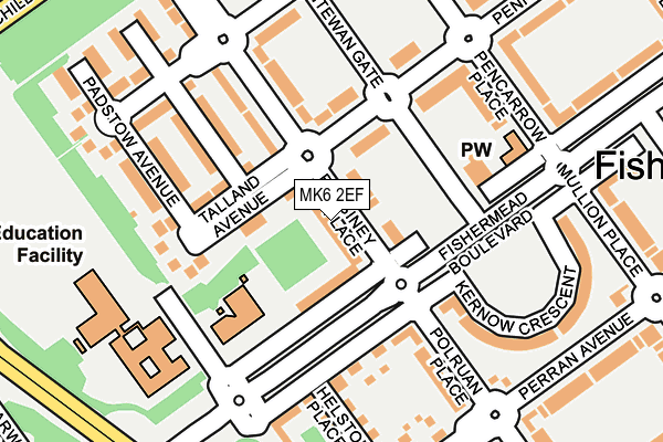 MK6 2EF map - OS OpenMap – Local (Ordnance Survey) MK6 2EF map - OS OpenMap – Local (Ordnance Survey)