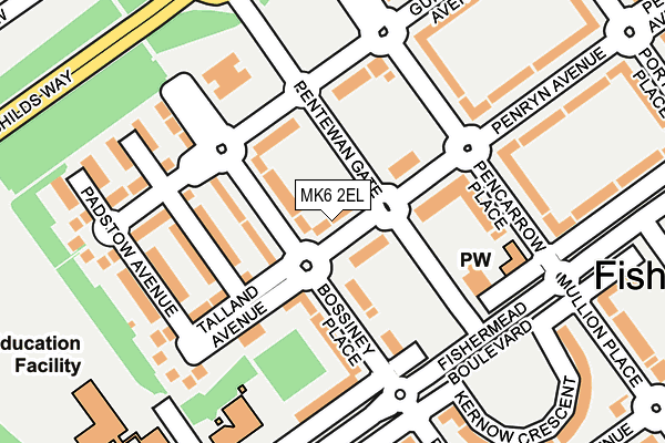 MK6 2EL map - OS OpenMap – Local (Ordnance Survey) MK6 2EL map - OS OpenMap – Local (Ordnance Survey)
