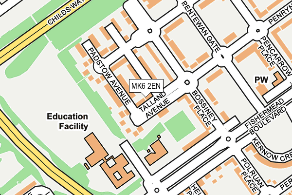 MK6 2EN map - OS OpenMap – Local (Ordnance Survey) MK6 2EN map - OS OpenMap – Local (Ordnance Survey)