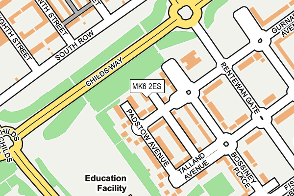 MK6 2ES map - OS OpenMap – Local (Ordnance Survey) MK6 2ES map - OS OpenMap – Local (Ordnance Survey)