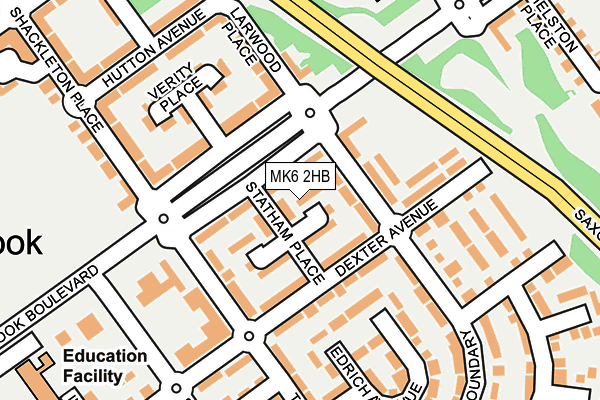MK6 2HB map - OS OpenMap – Local (Ordnance Survey) MK6 2HB map - OS OpenMap – Local (Ordnance Survey)