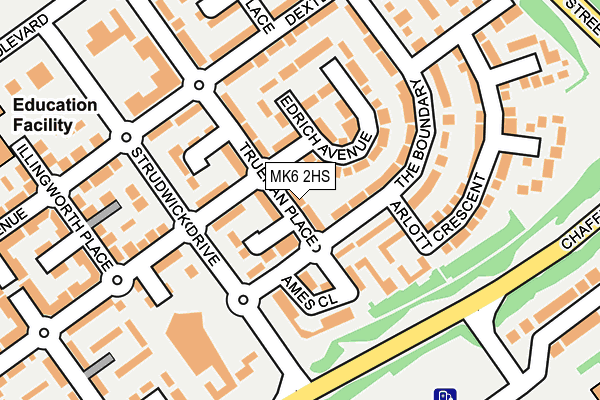 MK6 2HS map - OS OpenMap – Local (Ordnance Survey) MK6 2HS map - OS OpenMap – Local (Ordnance Survey)