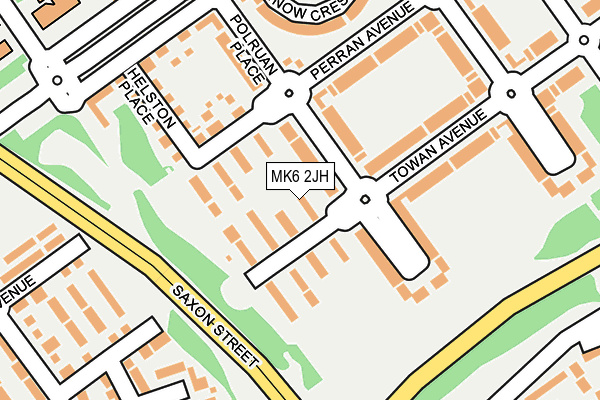 MK6 2JH map - OS OpenMap – Local (Ordnance Survey) MK6 2JH map - OS OpenMap – Local (Ordnance Survey)