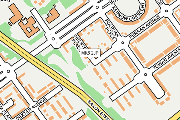 MK6 2JP map - OS OpenMap – Local (Ordnance Survey) MK6 2JP map - OS OpenMap – Local (Ordnance Survey)