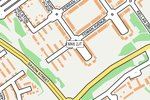 MK6 2JT map - OS OpenMap – Local (Ordnance Survey) MK6 2JT map - OS OpenMap – Local (Ordnance Survey)