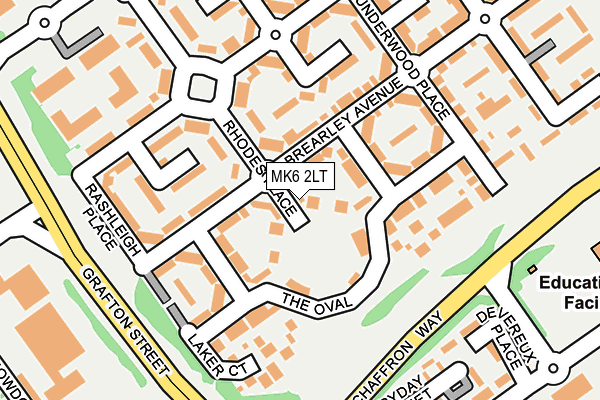 MK6 2LT map - OS OpenMap – Local (Ordnance Survey) MK6 2LT map - OS OpenMap – Local (Ordnance Survey)
