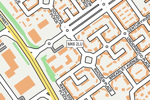 MK6 2LU map - OS OpenMap – Local (Ordnance Survey) MK6 2LU map - OS OpenMap – Local (Ordnance Survey)