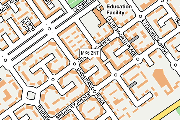 MK6 2NT map - OS OpenMap – Local (Ordnance Survey) MK6 2NT map - OS OpenMap – Local (Ordnance Survey)